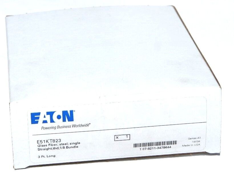 NIB EATON CUTLER HAMMER E51KT823 FIBER OPTIC CABLE SERIES A1, 3FT LONG