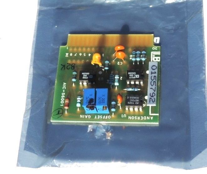 NEW ANDERSON INSTRUMENT AIC-56001 OFFSET GAIN BOARD AIC56001