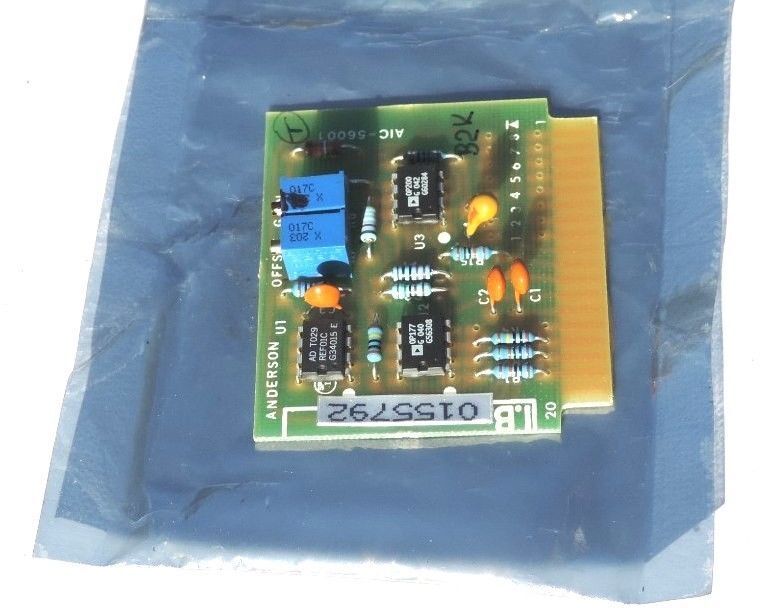 NEW ANDERSON INSTRUMENT AIC-56001 OFFSET GAIN BOARD AIC56001