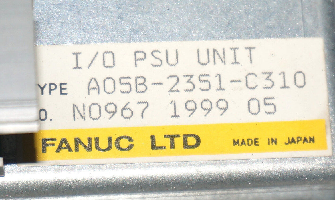 NEW FANUC A05B-2351-C310 I/O PSU UNIT W/ LAMBDA EWS300P-24, A05B2351C310