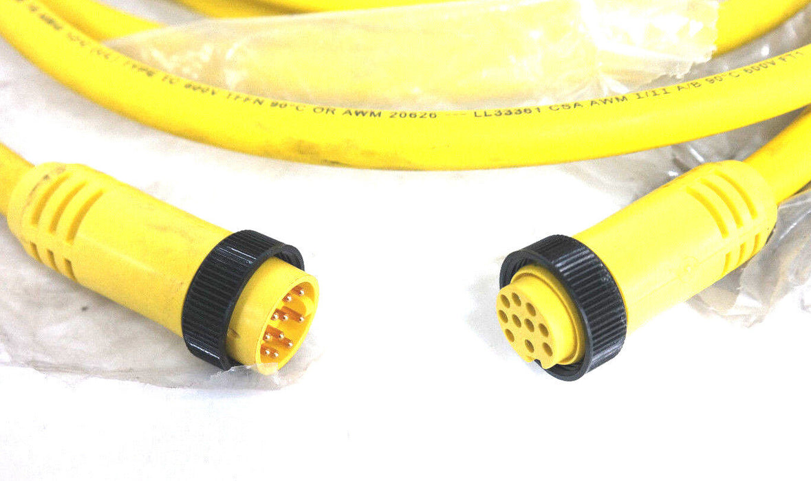 NEW BRAD HARRISON 47330 MINI-CHANGE EXTENSION CORDSET 10P MALE/FEMALE 25FT