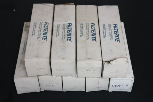 LOT OF 9 NIB FILTERITE C10P-A WATER FILTERS C10PA