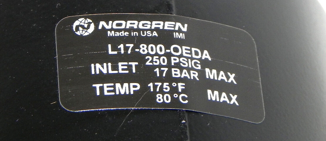 NIB NORGREN L17-800-OEDA LUBRICATOR L17800OEDA
