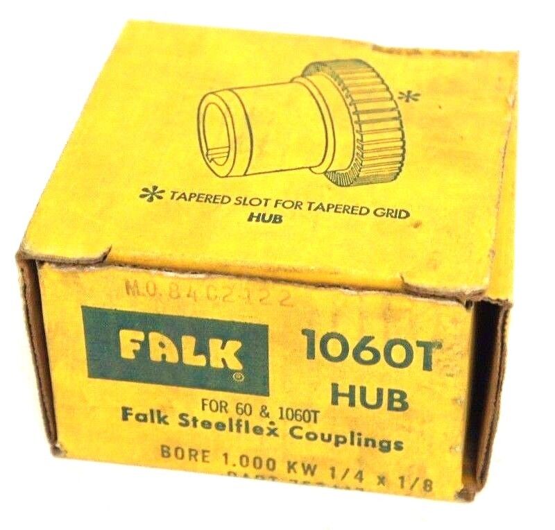 NIB FALK 1060T HUB 1 BORE 1/4X3/1/8KW 757417