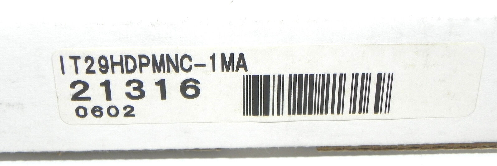 NIB BANNER ENGINEERING IT29HDPMNC-1MA FIBER OPTIC CABLE IT29HDPMNC1MA