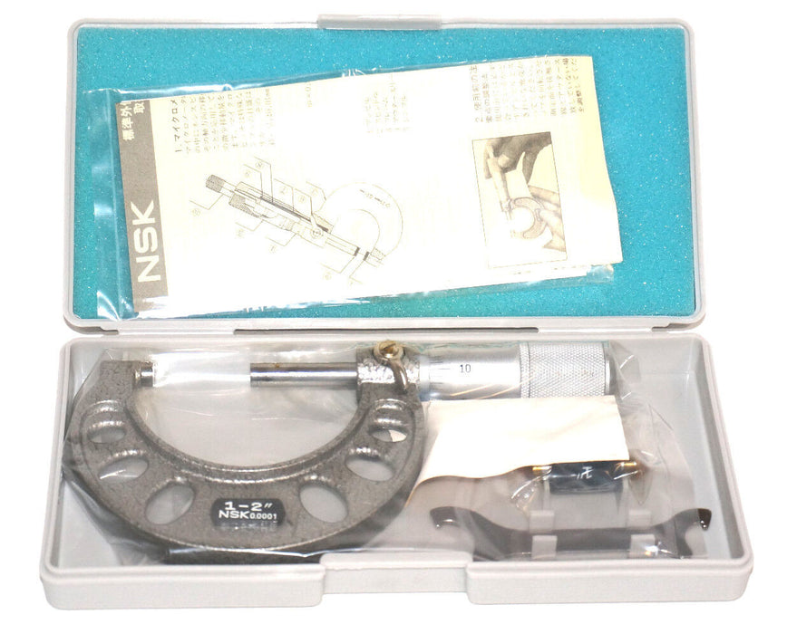 NIB NSK YUXB02-1 MICROMETER 1-2'', 0.0001 YUXB021