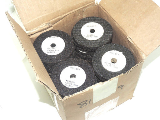 LOT OF 40 NEW NORTON QUALITY #035001 1/2" X 3" GRINDING WHEELS 18080 RPM B83828
