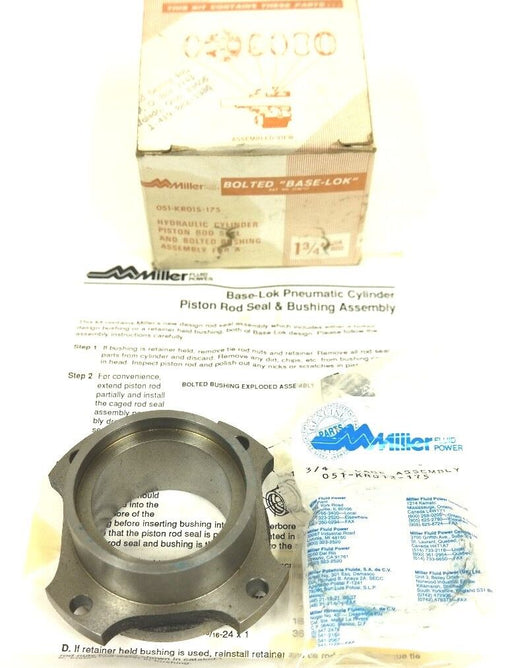 NIB MILLER FLUID POWER 051-KR015-175 1 3/4" SEAL KIT, 051-KR012-175