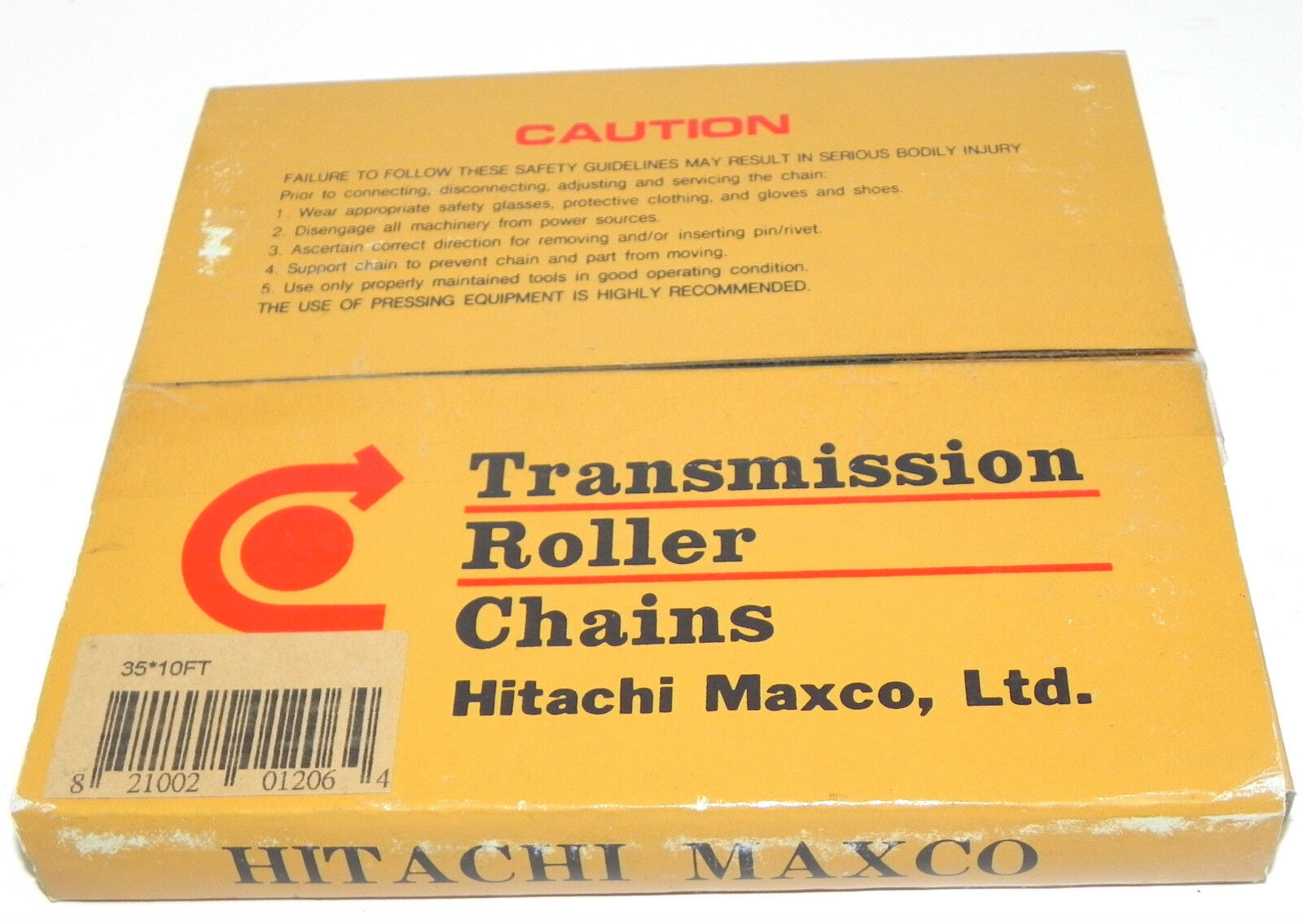 NIB HITACHI MAXCO 35*10FT ROLLER CHAIN 35 * 10FT