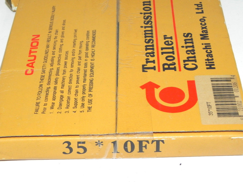 NIB HITACHI MAXCO 35*10FT ROLLER CHAIN 35 * 10FT