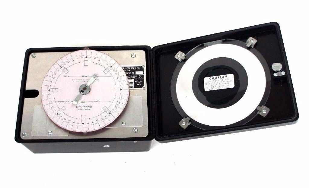 NEW SERVICE RECORDERS INC. MODEL M CHART RECORDER 110V 60 CYCLE