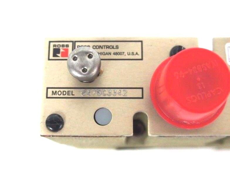 NEW ROSS CONTROLS 8476C3342 PILOT VALVE 2-10BAR, 24VDC