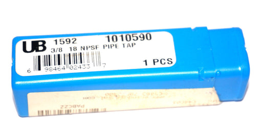 NEW UNION BUTTERFIELD 1010590 STRAIGHT PIPE TAP 1592 3/8 18 NPSF