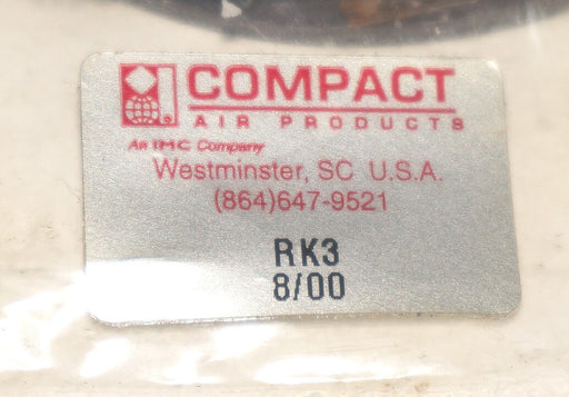 NEW COMPACT AIR PRODUCTS RK3 8/00 CYLINDER REPAIR KIT