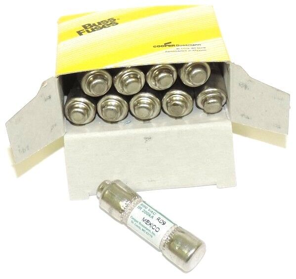 NIB COOPER BUSSMANN FNQ-R-4 CC-TRON TIME-DELAY FUSES FNQR4 (BOX OF 10)