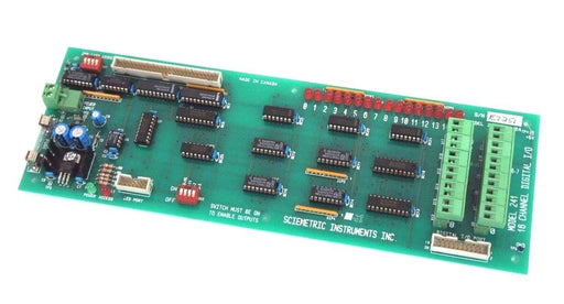 SCIEMETRIC INSTRUMENTS MODEL 241 16 CHANNEL DIGITAL I/O BOARD REV 2A