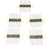 NEW IRC GBT-1 CARBON COMPOSITION 1W RESISTORS GRIP STRIP MIL TYPE RC 32 (QTY 47)