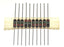NEW IRC GBT-1 CARBON COMPOSITION 1W RESISTORS GRIP STRIP MIL TYPE RC 32 (QTY 47)