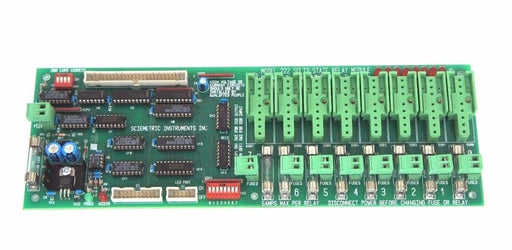 SCIEMETRIC INSTRUMENTS MODEL 222 SOLID STATE RELAY MODULE REV 0