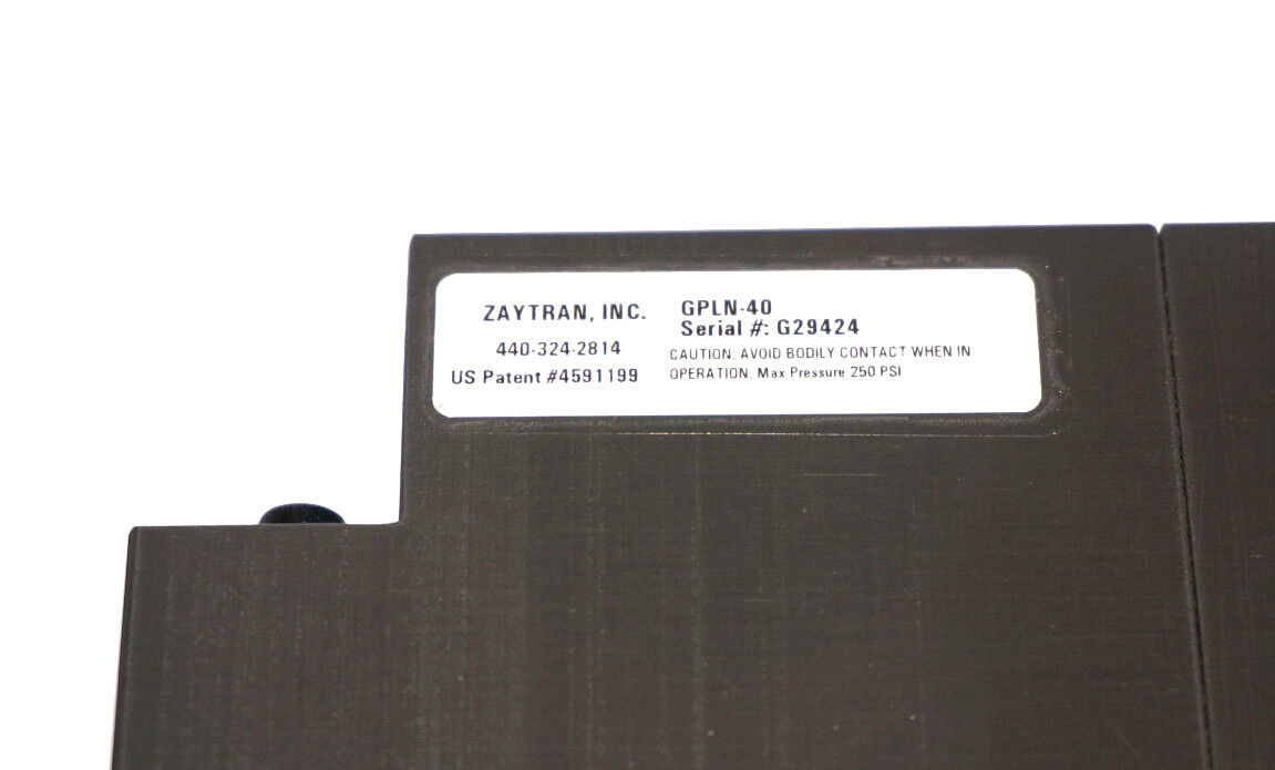 NEW ZAYTRAN INC. GPLN-40 GRIPPER GPLN40