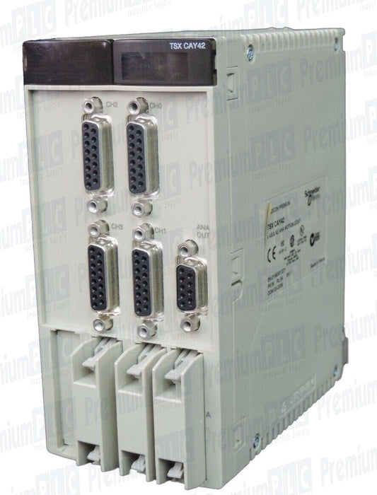 NEW SCHNEIDER ELECTRIC MODICON TSXCAY42 4 AXIS N2 ANA MOTION CONTROL TSX CAY42