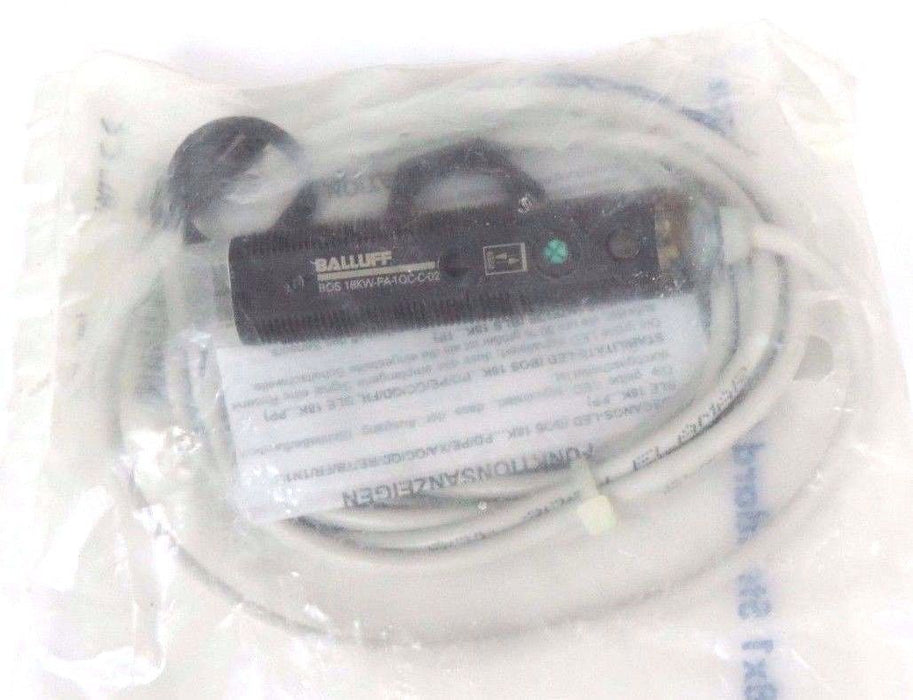 NEW BALLUFF BOS 18KW-PA-1QC-C-02 SENSOR BOS18KWPA1QCC02 NR. 126860