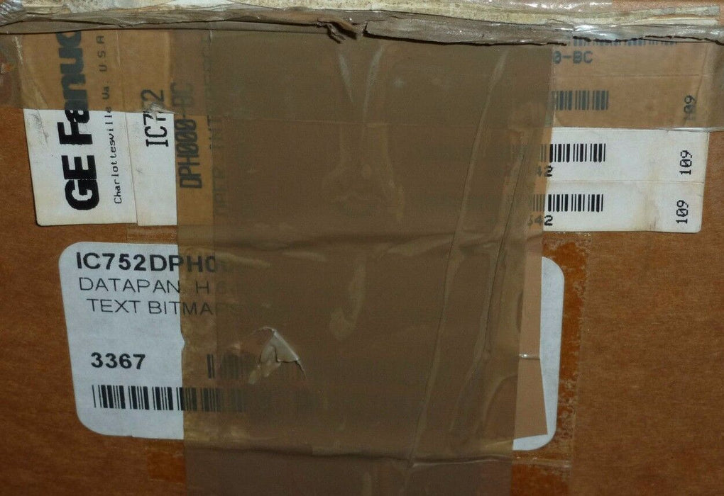 GE FANUC AFE IC752DPH000-BC DATAPANEL IC752 DPH000, B346-01D, *REFURBISHED*