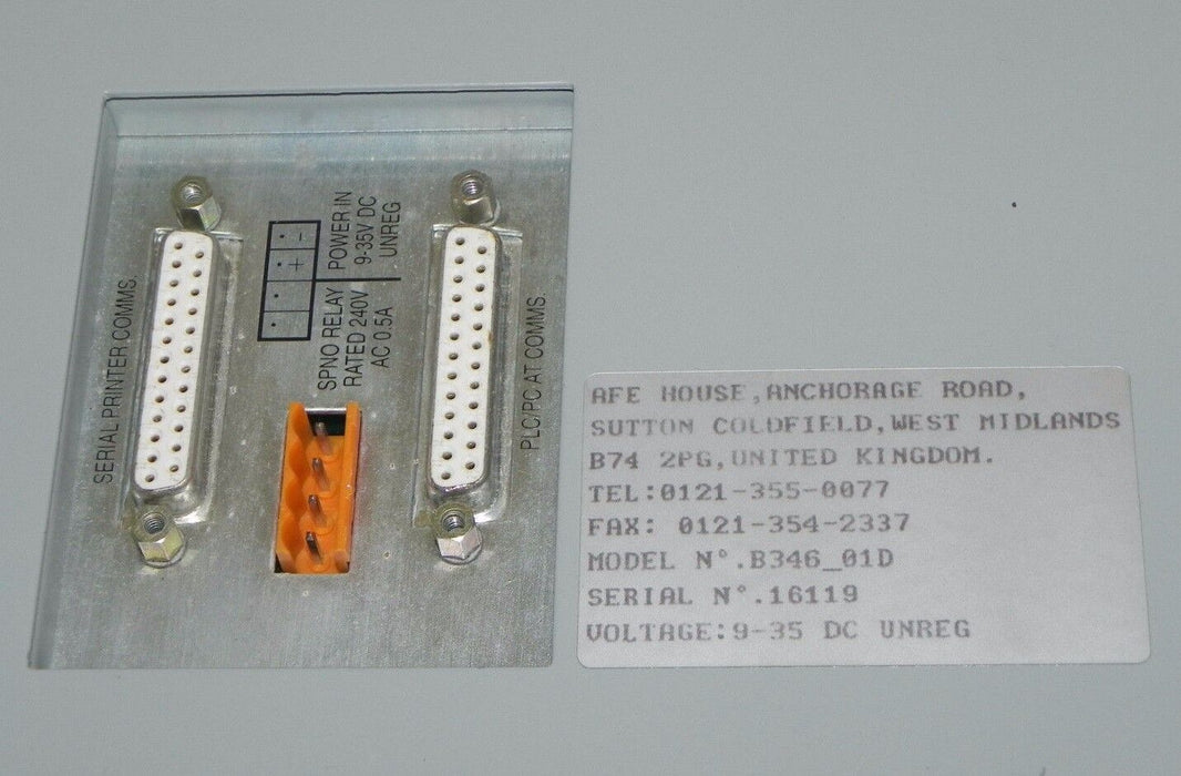 GE FANUC AFE IC752DPH000-BC DATAPANEL IC752 DPH000, B346-01D, *REFURBISHED*
