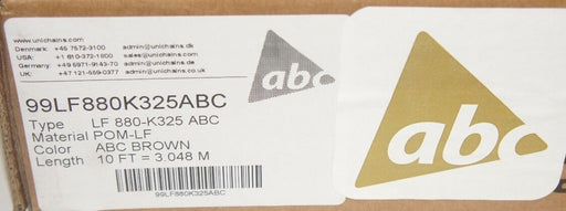 NIB UNI CHAINS 99LF880K325ABC CONVEYOR CHAIN LF 880-K325 ABC 10 FT POM-LF