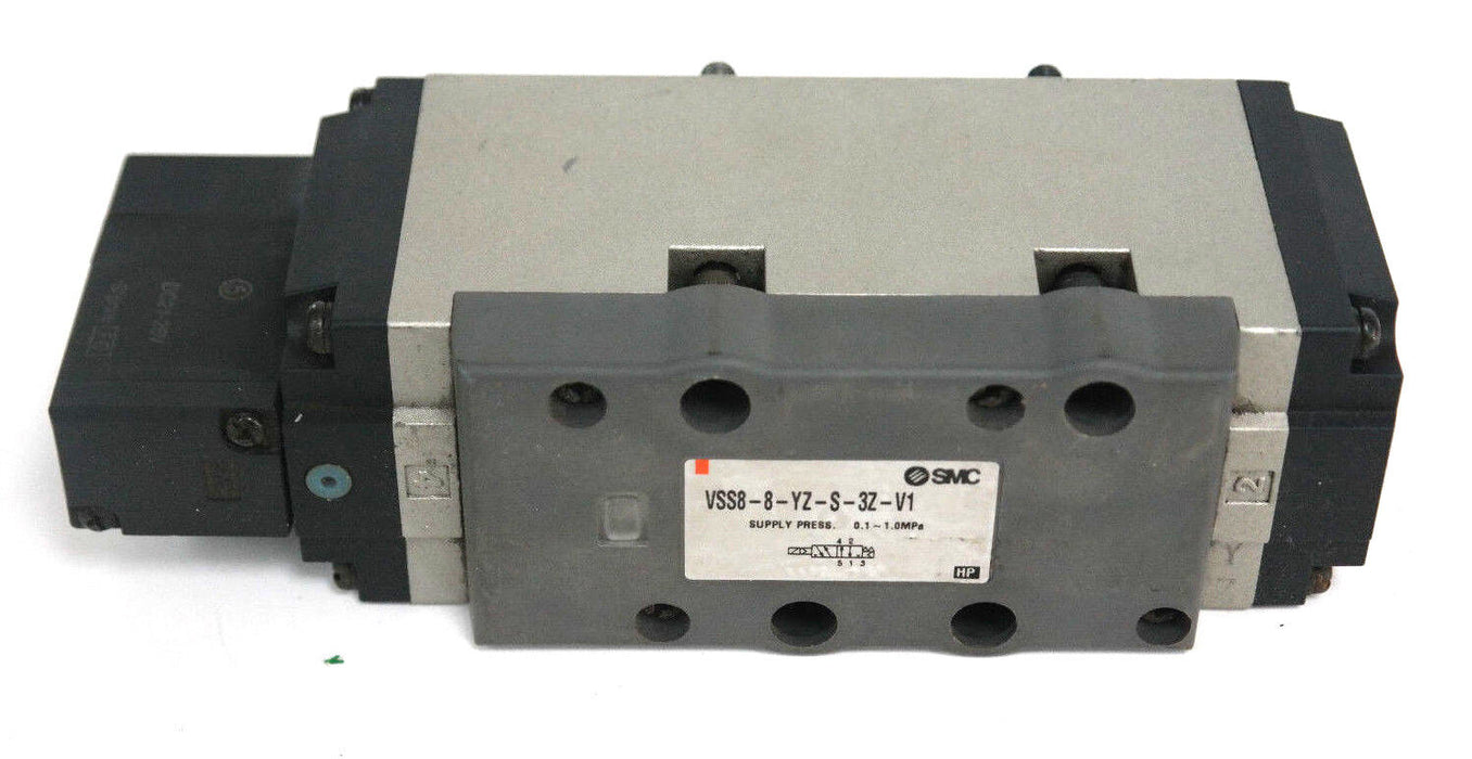 NEW SMC VSS8-8-YZ-S-3Z-V1 VALVE 0.1-1.0MPA, SIZE 2, VSS88YZS3ZV1