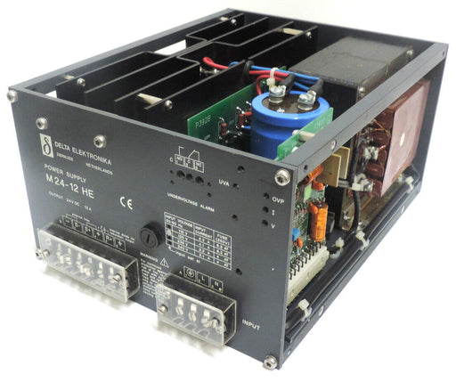 DELTA ELEKTRONIKA M24-12HE POWER SUPPLY INPUT 110/117/220/234VAC OUT 12A 24V