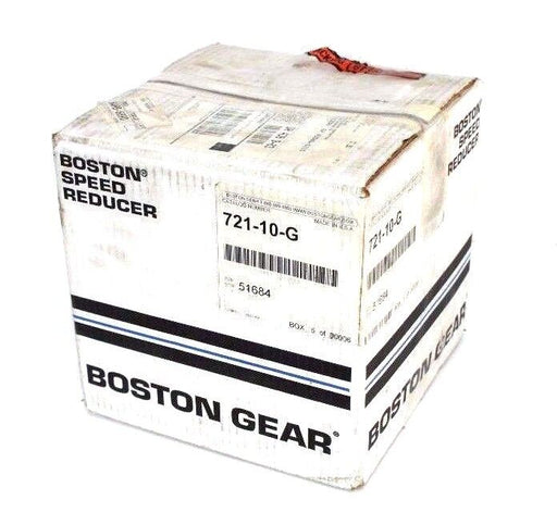 NIB BOSTON GEAR 721-10-G WORM GEAR SPEED REDUCER 51684 71010G