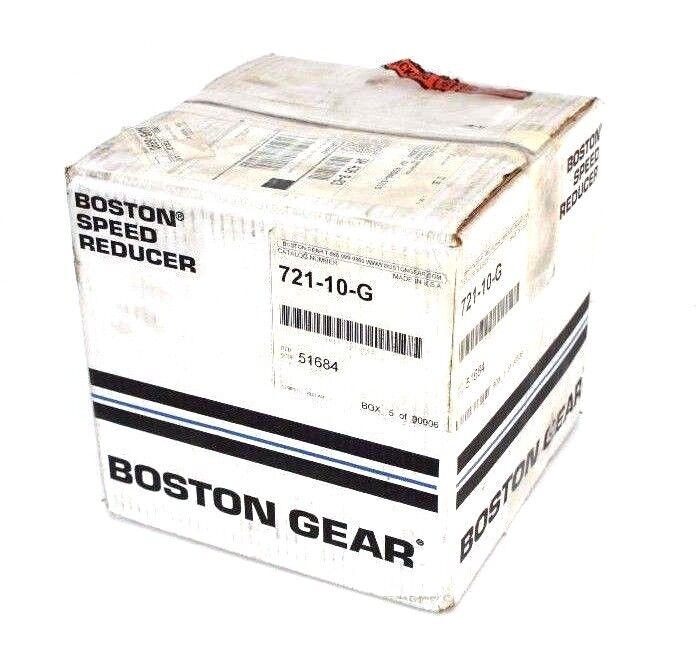 NIB BOSTON GEAR 721-10-G WORM GEAR SPEED REDUCER 51684 71010G