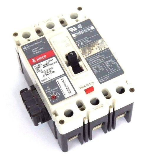 CUTLER HAMMER HMCP015E0CA04 CIRCUIT BREAKER SER C, 15A, 600VAC-250VDC