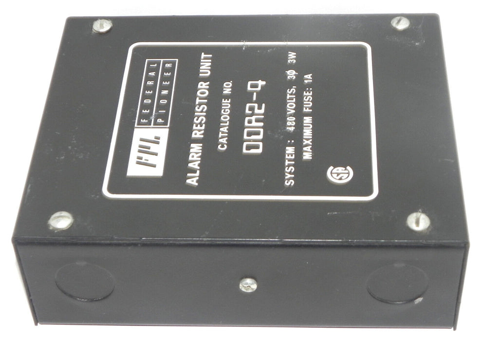 NEW FEDERAL PIONEER DDR2-4 ALARM RESISTOR UNIT 480V, 3W, MAXIMUM FUSE: 1A, DDR24