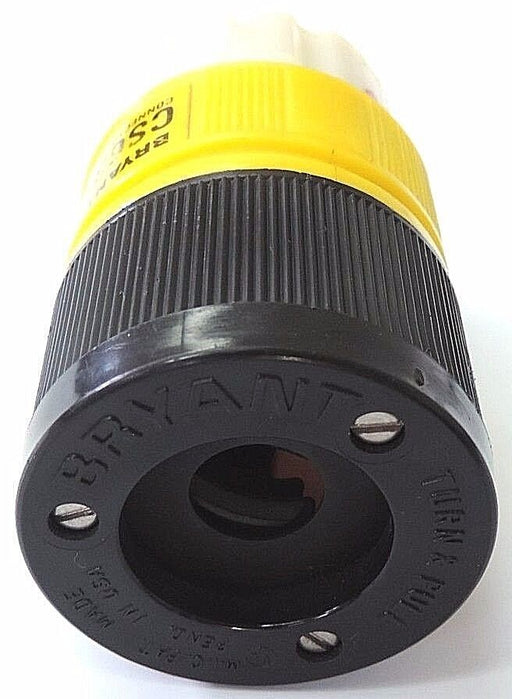BRYANT CS6364N FEMALE LOCKING CORD CONNECTOR 50A 125/250 VOLT 3 POLE 4 WIRE