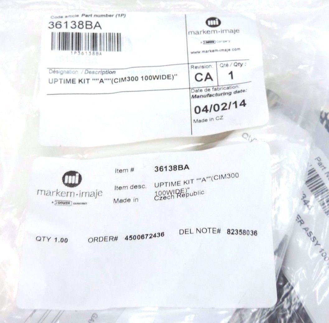 NEW MARKEM-IMAJE 36138BA UPTIME KIT A (CIM300 100WIDE) 36138.BA
