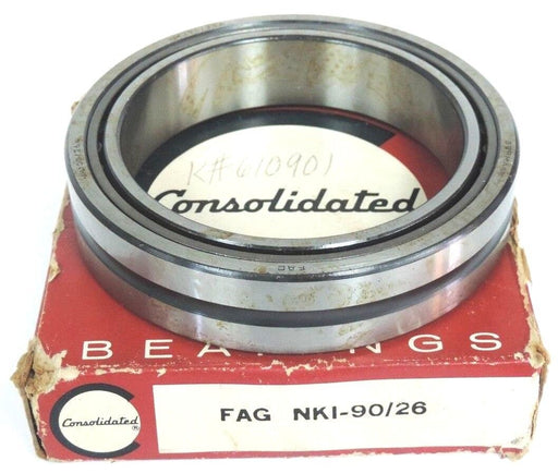 NIB CONSOLIDATED FAG NKI-90/26 PRECISION NEEDLE BEARING NKI9026