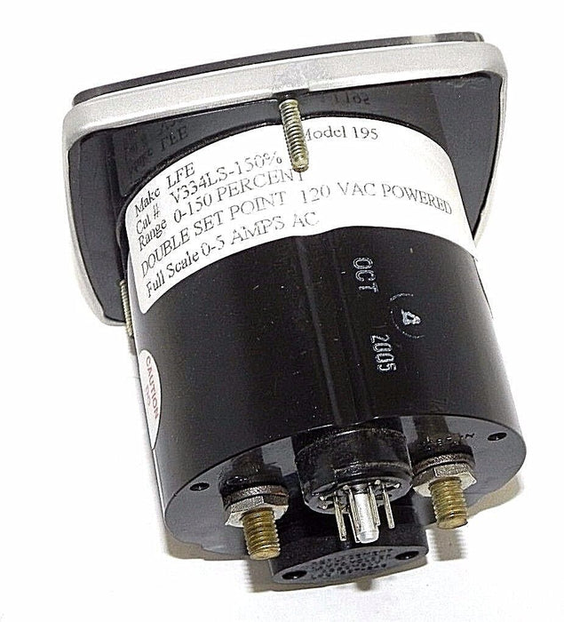 NIB LFE MODEL 195 ANALOG METER TRIPLETT V334LS-150% RANGE: 0-150 % V334LS150