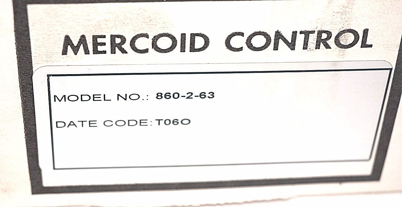 NEW DWYER MERCOID CONTROL 860-2-63 THERMOSTAT 860263