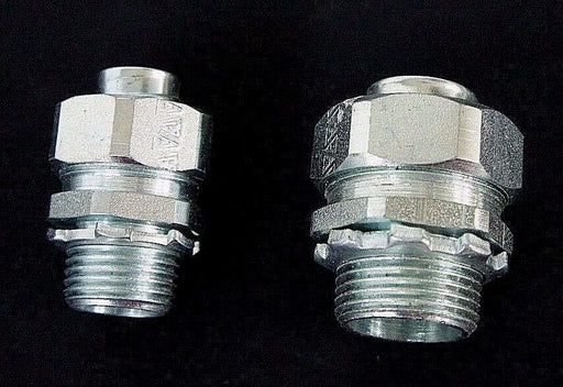 LOT OF 10 CONDUIT COUPLING FITTINGS (5) 1/2" & (5) 1"