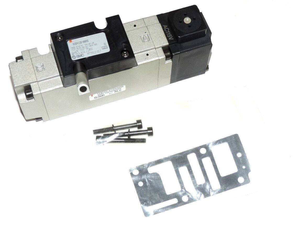 NEW SMC NVSP4126-0009D SOLENOID VALVE 150 PSI MAX, 120 VAC, 60 HZ, NVSP41260009D