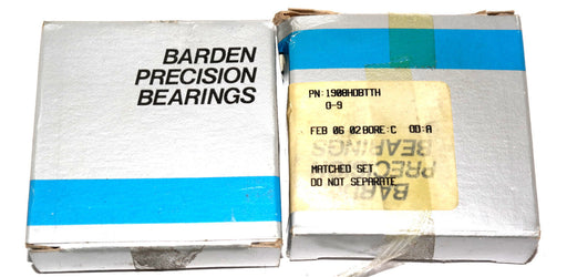 NIB BARDEN 1908HDBTTH PRECISION BEARING SET