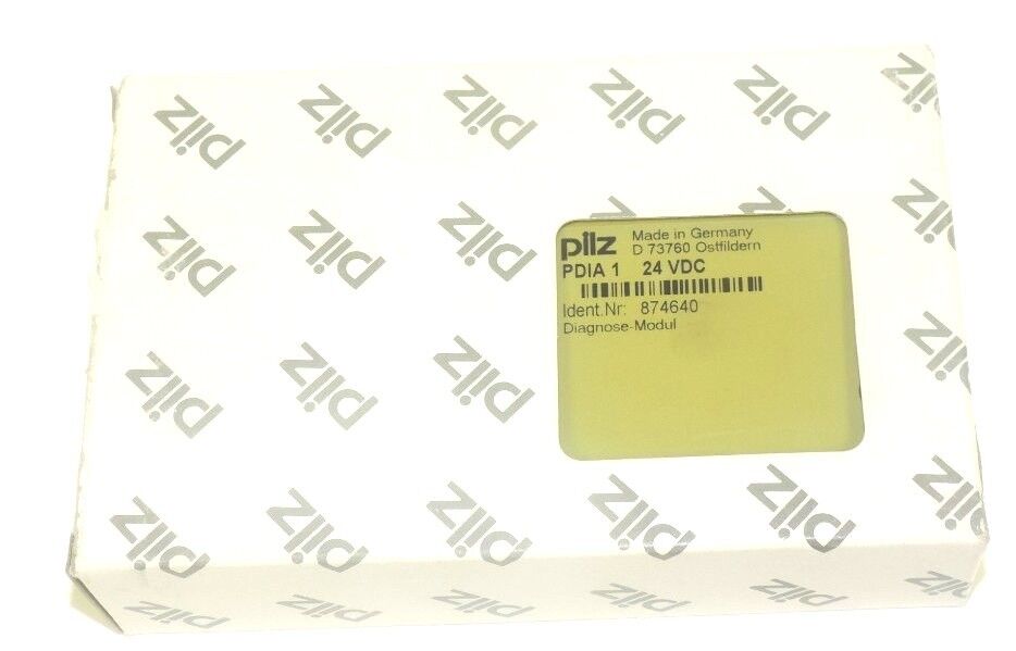 NIB PILZ PDIA 1 SAFETY RELAY IDENT. NR: 874640, 24VDC, PDIA 1 24VDC, PDIA124VDC