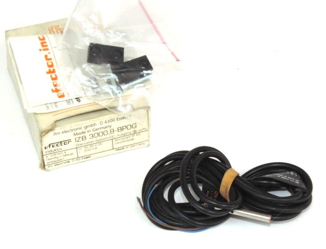 NIB IFM EFECTOR IZ5001 PROXIMITY SENSOR IZB3000.8BPOG 10-36VDC