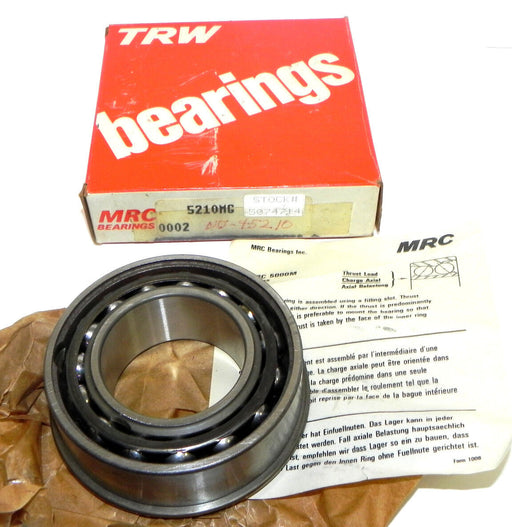 NIB TRW BEARINGS 5210MG BALL BEARING DOUBLE ROW 50X90MM 1-3/16IN STEEL