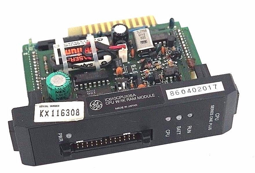 GE FANUC IC610CPU105A CPU W/1K RAM MODULE