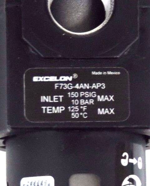 NEW NORGREN EXCELON F73G-4AN-AP3 FILTER 150PSIG, 10BAR, F73G4ANAP3