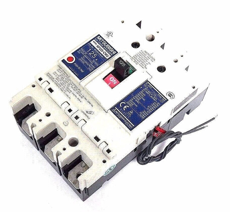 NIB MITSUBISHI NF225-CWU3 CIRCUIT BREAKER 125A, 3P, NF225-CWU NF225CWU3125