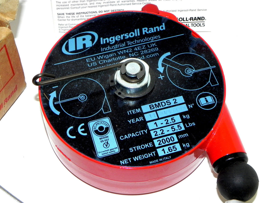 NEW INGERSOLL RAND BMDS 2 TOOL BALANCER BMDS2
